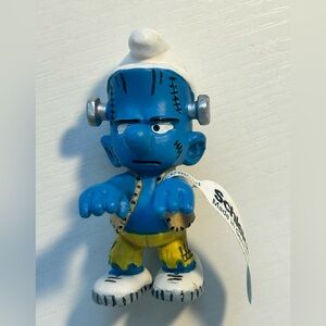 Vintage 2005 Smurfs Peyo 20546 Frankenstein Halloween Horror Figure Toy NWT